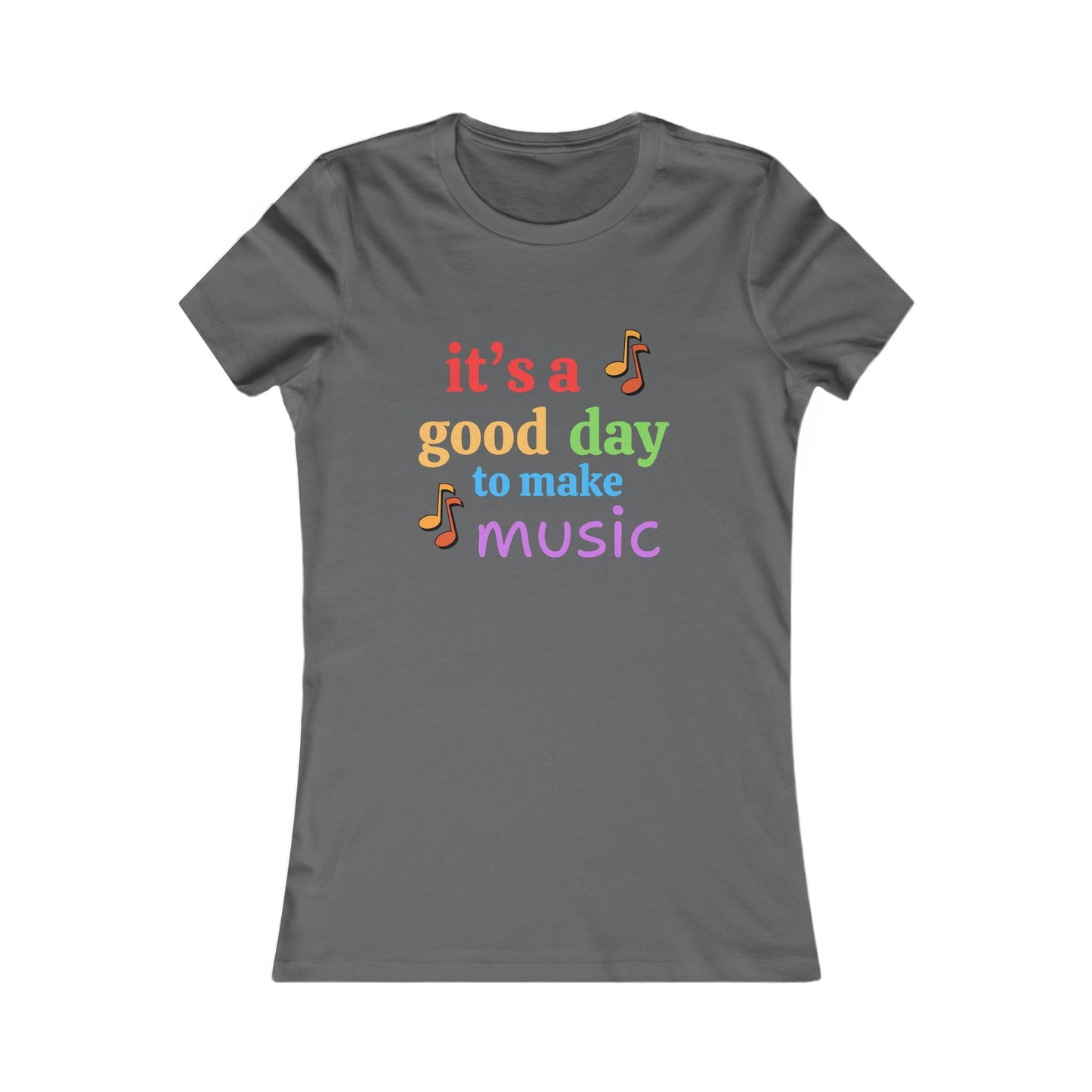 Musical Inspiration Tee, Positive Vibes T-Shirt, Gift for Music Lovers, Women's Graphic Shirt, Fun Quote Top
