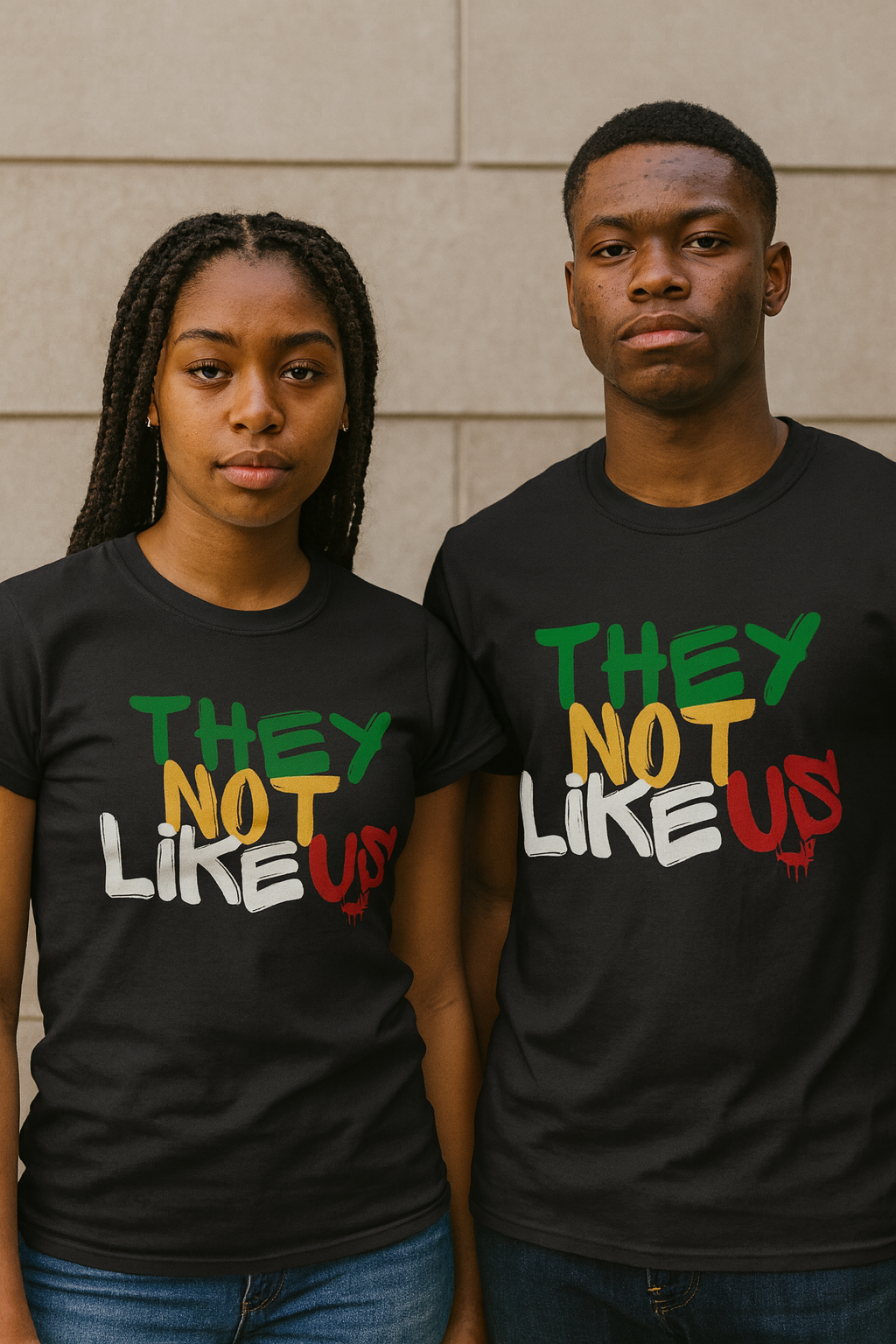 Unisex Cotton Crew Tee - They Not Like Us | Casual Wear, Street Style, Graphic Tee, Gift for Friends, Everyday Comfort