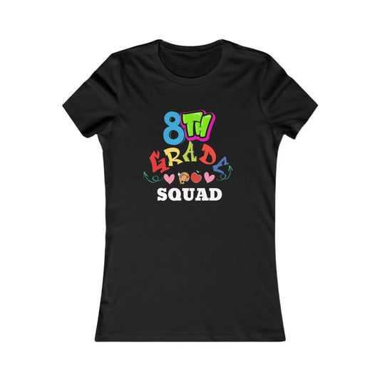 8th Grade Love Women's Tee, Fun School Shirt, Back to School Gift, Trendy Teen Top, Unique Class T-Shirt