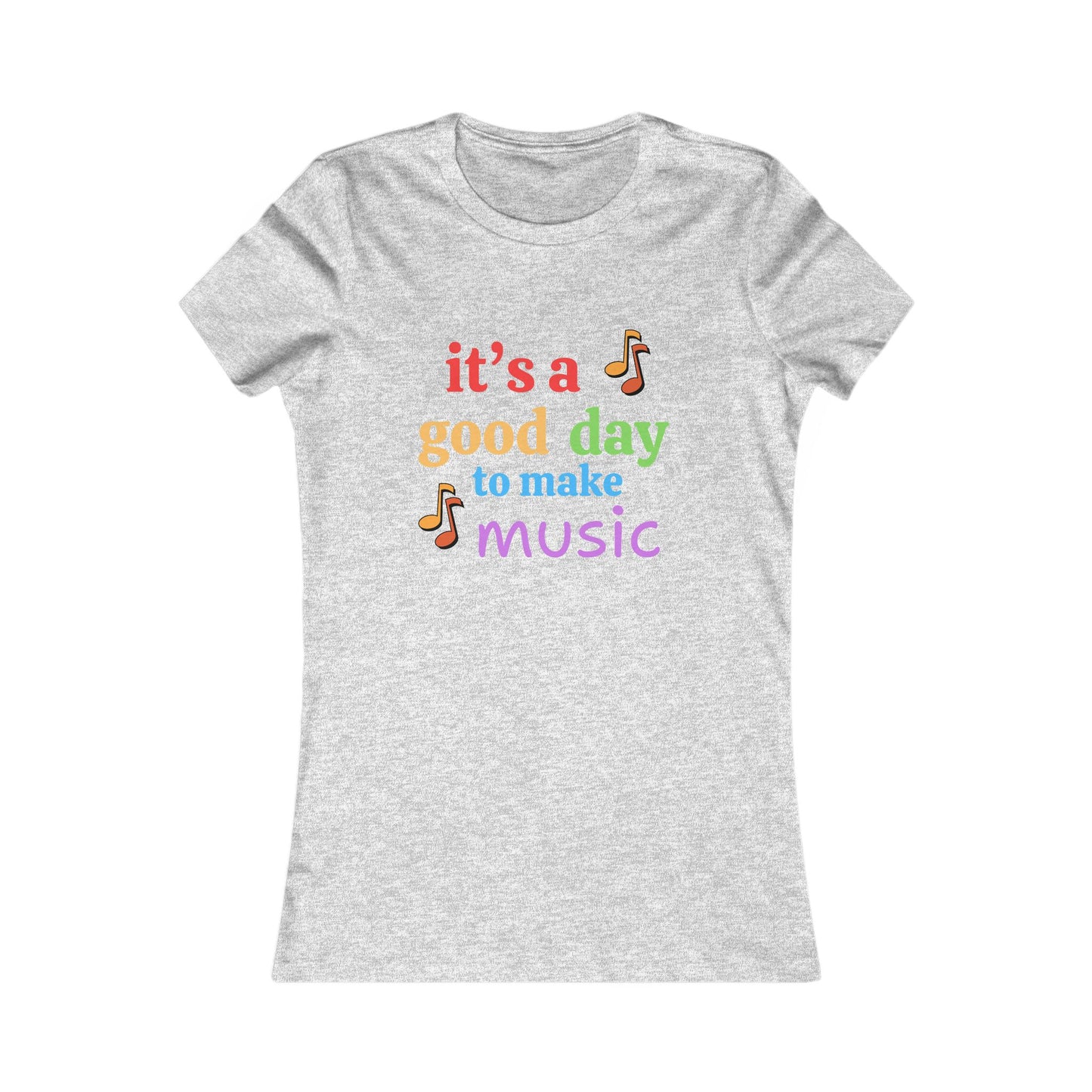 Musical Inspiration Tee, Positive Vibes T-Shirt, Gift for Music Lovers, Women's Graphic Shirt, Fun Quote Top