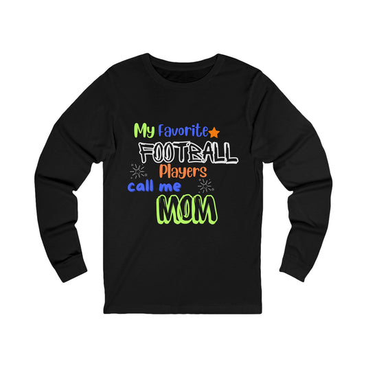 Football Mom Long Sleeve Tee, Unisex Jersey Shirt, Funny Sports Parent Gift, Personalized Football Fan Apparel, Quilling Design Tee, [...]